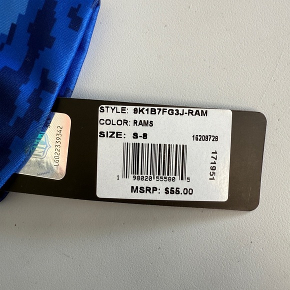 NWT NFL Los Angeles Rams Youth Blue Hoodie Sweatshirt Size Small - Picture 7 of 7